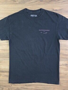 Post Malone Hollywood's Bleeding Tour T-Shirt Men's Medium Black Graphic Tee